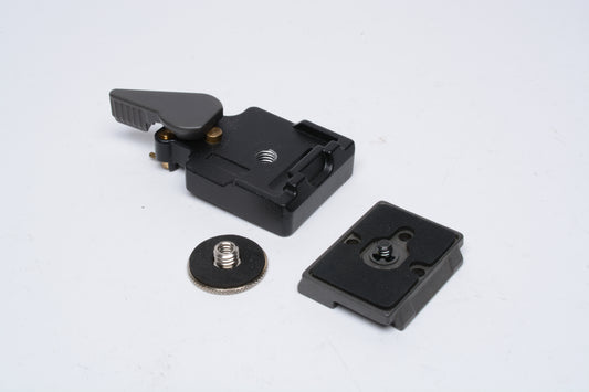 Manfrotto Quick Change Rectangular Plate Adapter #323 w/QR Plate
