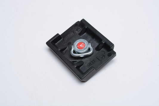 Manfrotto 200LT-PL QR Plate w/Rubber Top, Clean, Genuine