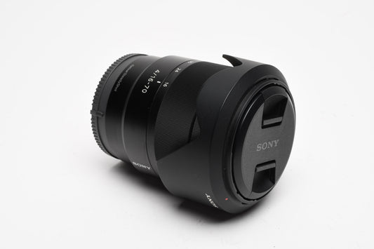 Sony 16-70mm f4 Vario-Tessar T* ZA OSS Lens E-Mount SEL1670Z, Mint-