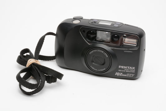 Pentax IQZoom EZY 35mm Point&Shoot camera, strap, tested