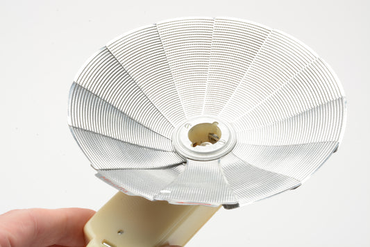 Minolta flash reflector in case, w/bulb adapter and instructions