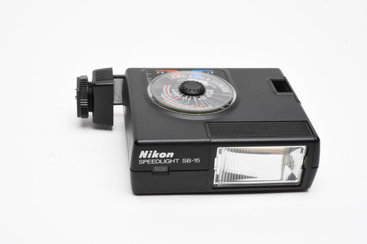 Nikon SB-15 compact flash w/case, Fully tested, Great design, Nice, Clean