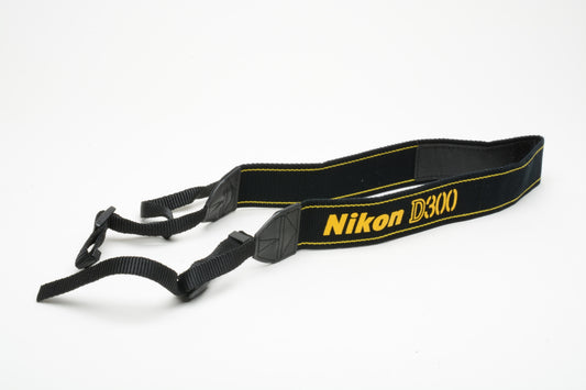 Nikon D300 genuine camera strap, mint-