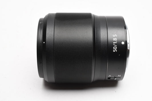Nikon Nikkor Z 50mm f1.8S N Prime lens, Hood, USA, Boxed