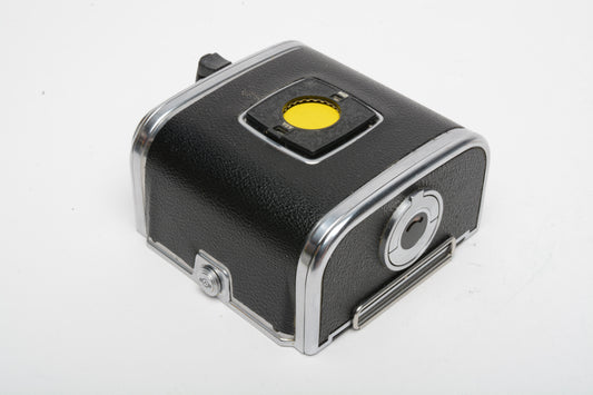 Hasselblad A12 "V" Chrome 6x6 Film Back Holder, New seals! Nice