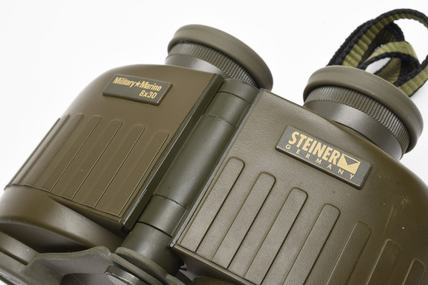 Steiner 8 x 30 Military Marine Binoculars, caps, Very clean and sharp!