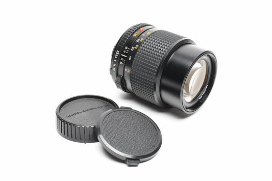 Minolta MD 135mm f3.5 portrait lens w/caps, clean and sharp
