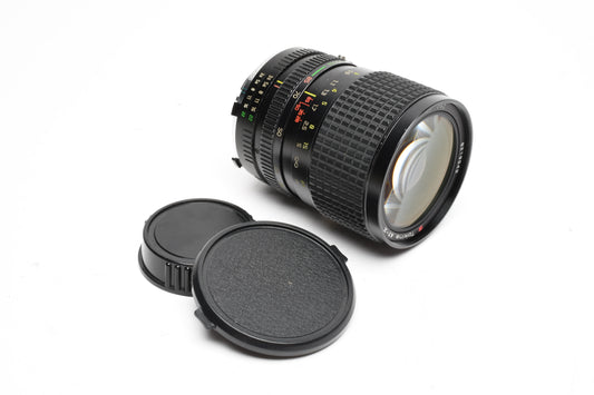 Tokina AT-X 28-85mm f3.5-4.5 zoom lens for Minolta MD w/Caps, Good!