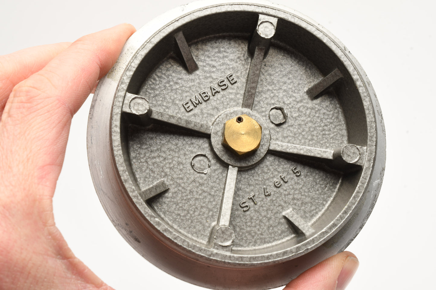 Gitzo EMBASE ST4 ET 5 Tripod Plate Gray 101mm Base Plate, Clean, Genuine