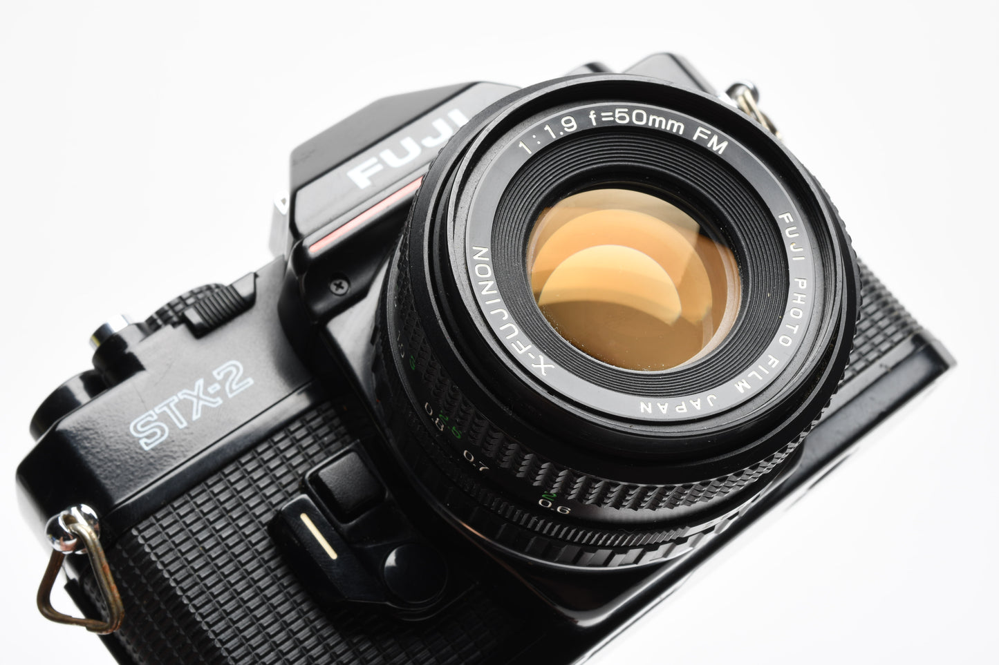 Fuji STX-2 35mm SLR w/X-Fujinon 50mm F1.9 FM Prime lens, Tested, Great