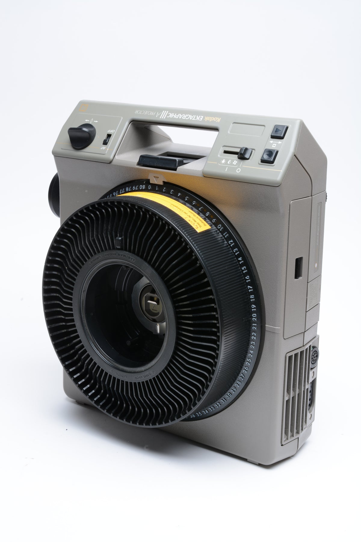 Kodak Ektagraphic IIIA Carousel slide projector, Schneider lens, tray, remote, Very clean, tested