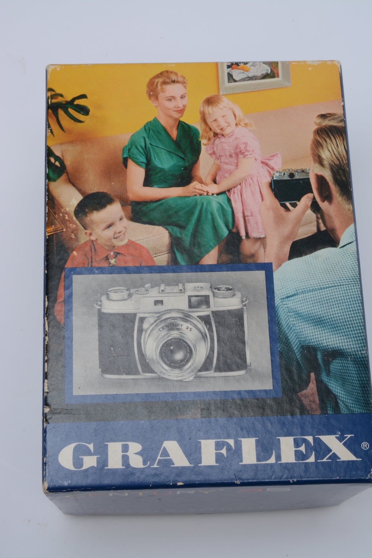 Graflex Century 35 w/Kowa Prominar F.C 45mm f3.5 lens, Case, Box, As Is, Vintage