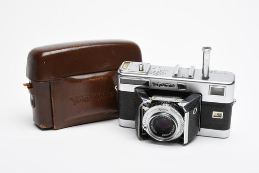 Voigtlander Vitessa 35mm Rangfiner 50mm F2.8 Lens w/Fitted Case, Nice