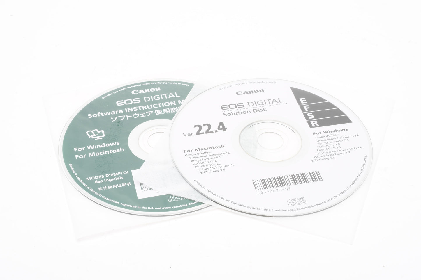Canon EOS Digital Solution Disk Ver. 22.4
