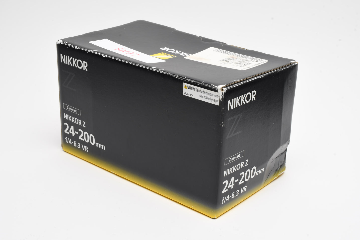 Nikon Nikkor Z 24-200mm f4-6.3 VR zoom, Hood+Caps, Boxed, USA, Mint-