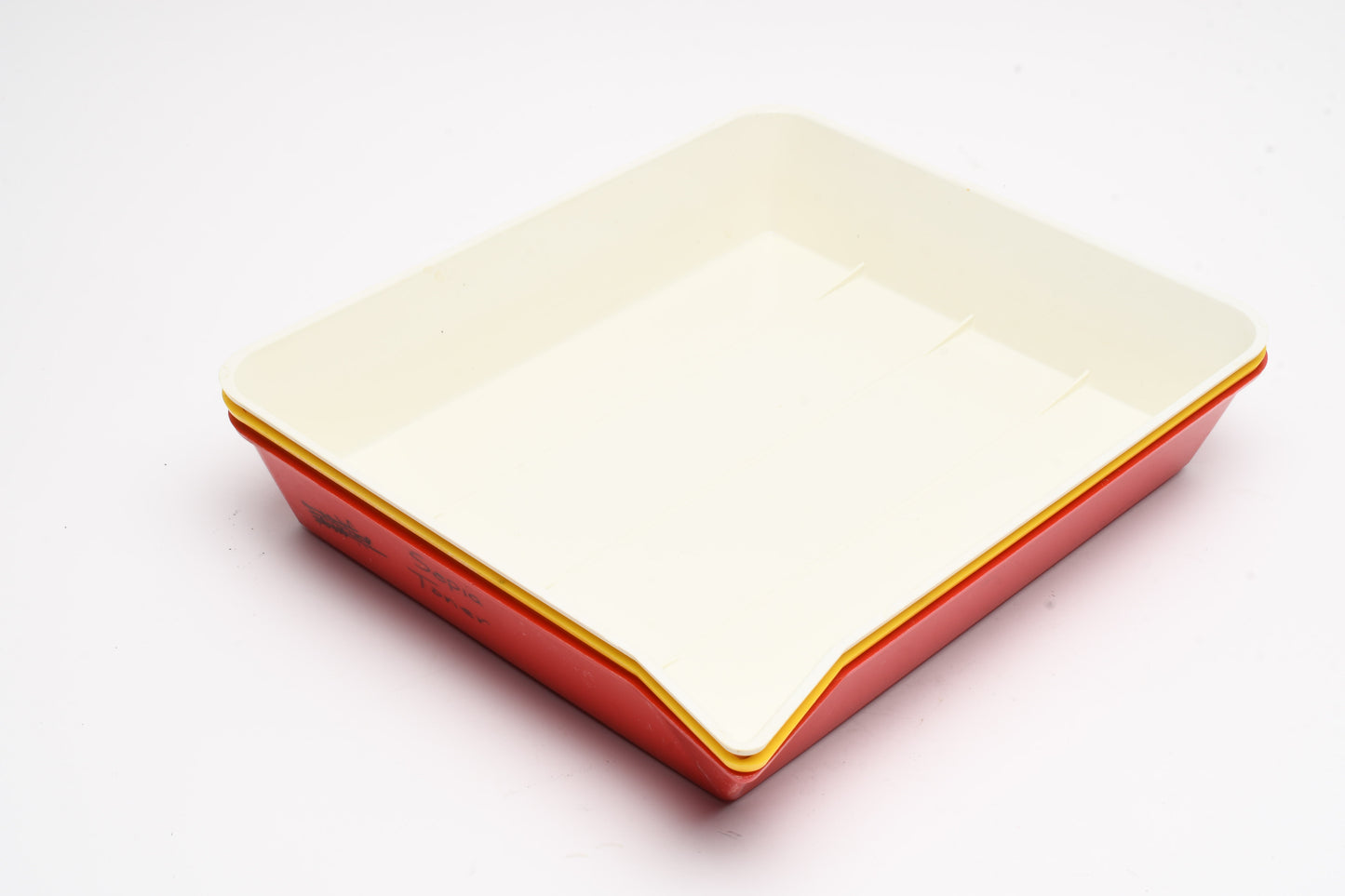 3X Yankee Agitray 8x10" darkroom printing trays, Clean (10x12" exterior)