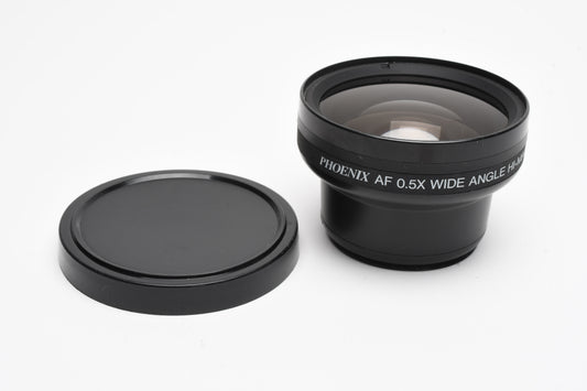 Phoenix AF 0.5X Wide Angle HI-MAG Video Converter 46mm w/Caps
