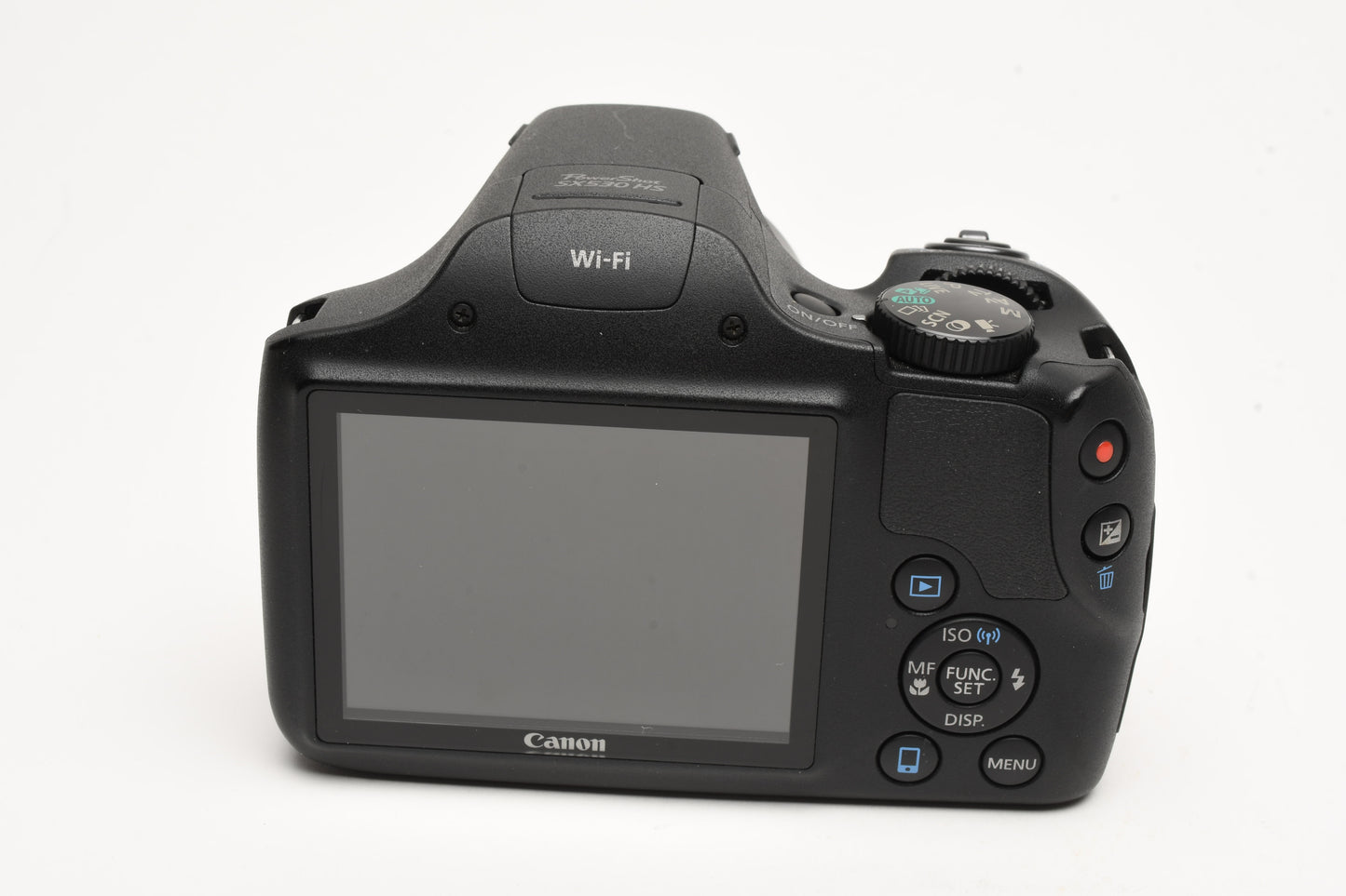 Canon Powershot SX530HS 50X 16MP Digital Point&Shoot w/2Batts, Great!