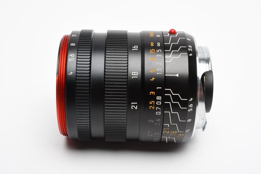 Leica Tri-Elmar-M 28-35-50mm F4 ASPH Black 6-Bit M Mount Lens #11626 w/Hood