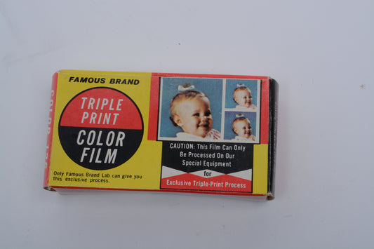 Famous Brand 126 Color film 12exp. Expired 9/73 film, Sealed pack