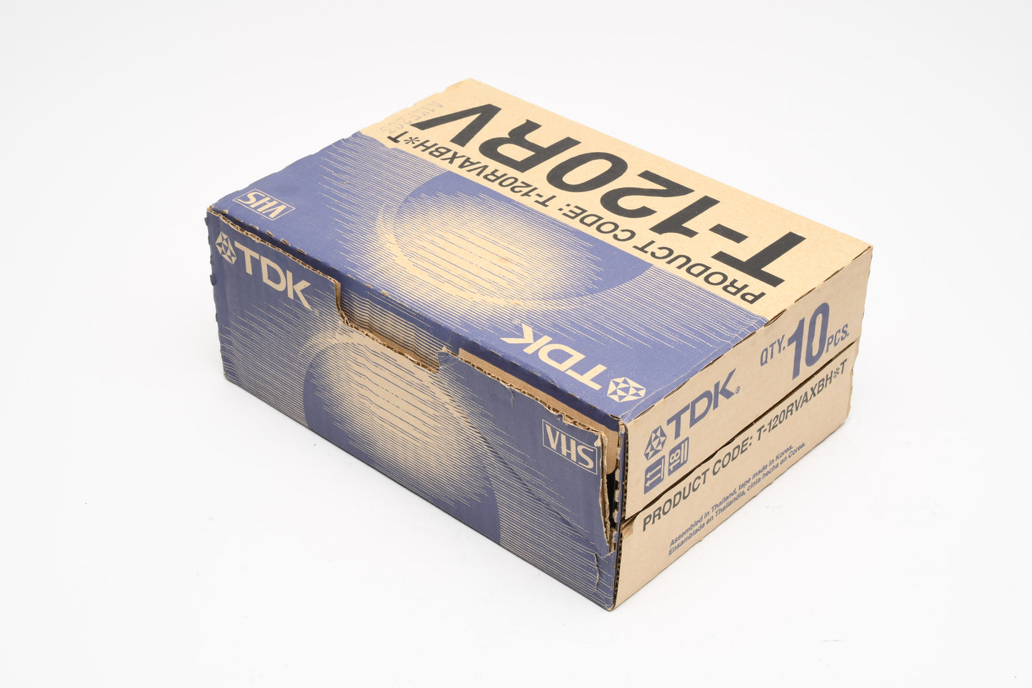 10X TDK T-120RVBH VHS Tape / Cassettes, New in box