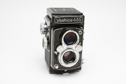Yahica 635 TLR w/Yashinon 80mm f3.5, tested, accurate, clean