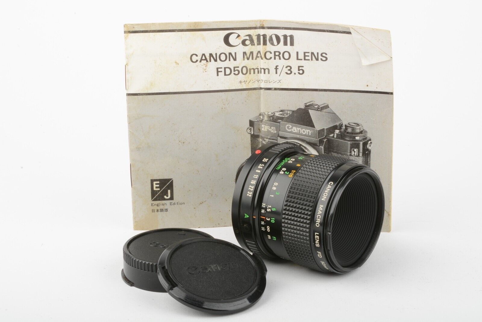 Canon FD 50mm f/3.5 Macro マクロレンズ-