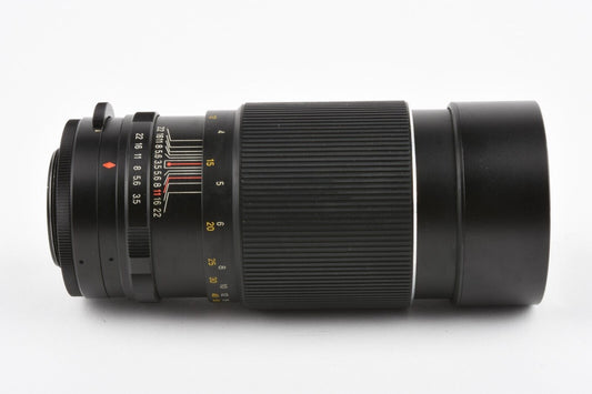 Bushnell 200mm F3.5 MF Lens, Caps, M42 Screw Mount, Nice & Clean + Pouch