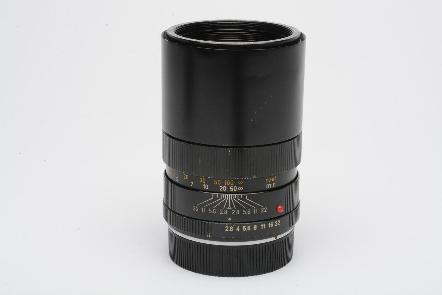 Leica Elmarit-R 135mm F2.8 Lens, Caps, Very Clean And Sharp! + Rear Cap