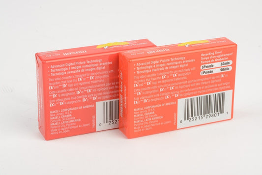 2x Maxell Mini DV Digital Video Cassettes (2x Mini DV ME) Premium Grade