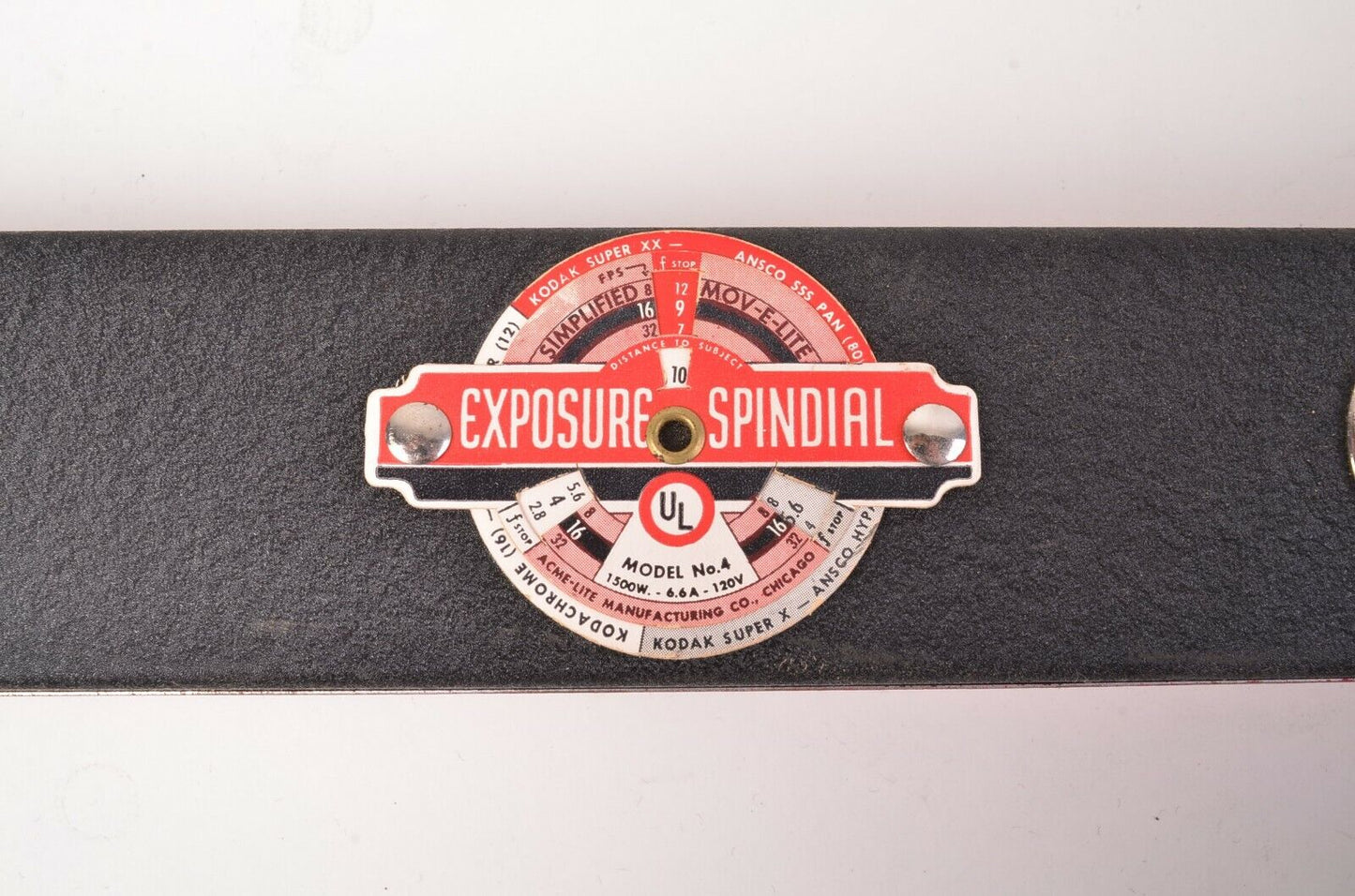 Mov-E-Lite #4 Light Bar w/Handle, 4 New Lamps, Vintage, Mint, Boxed