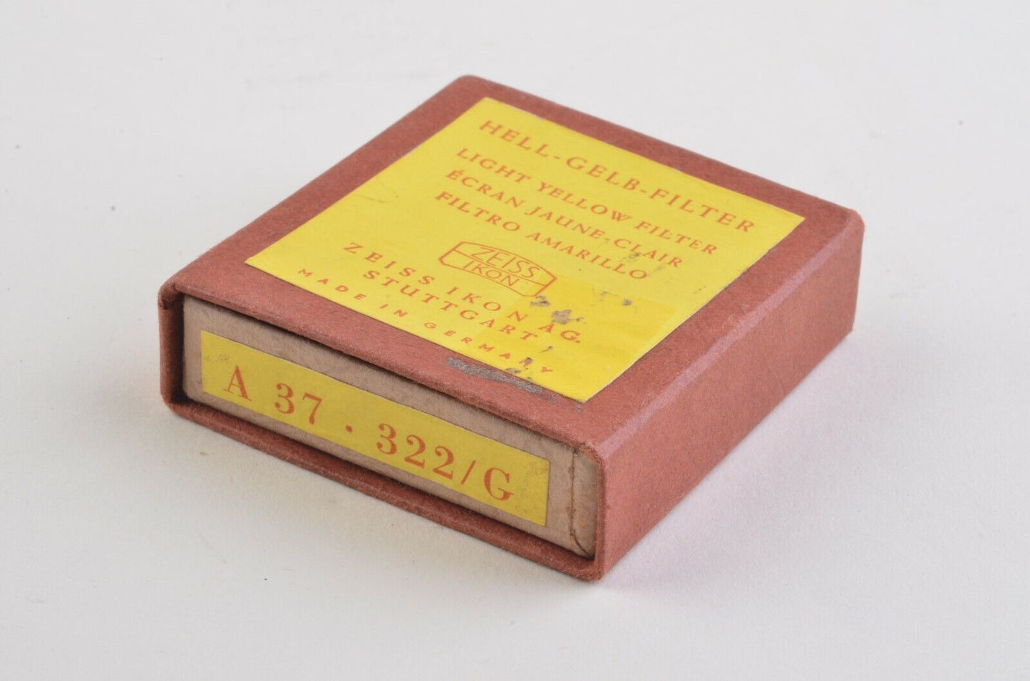 Rollei Rolleiflex Yellow Hell-Gelb 322 A37 Filter In Jewel Case