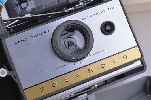 Polaroid 215 Auto Land Camera, Converted to AA Batts, Box, Tested, Nice