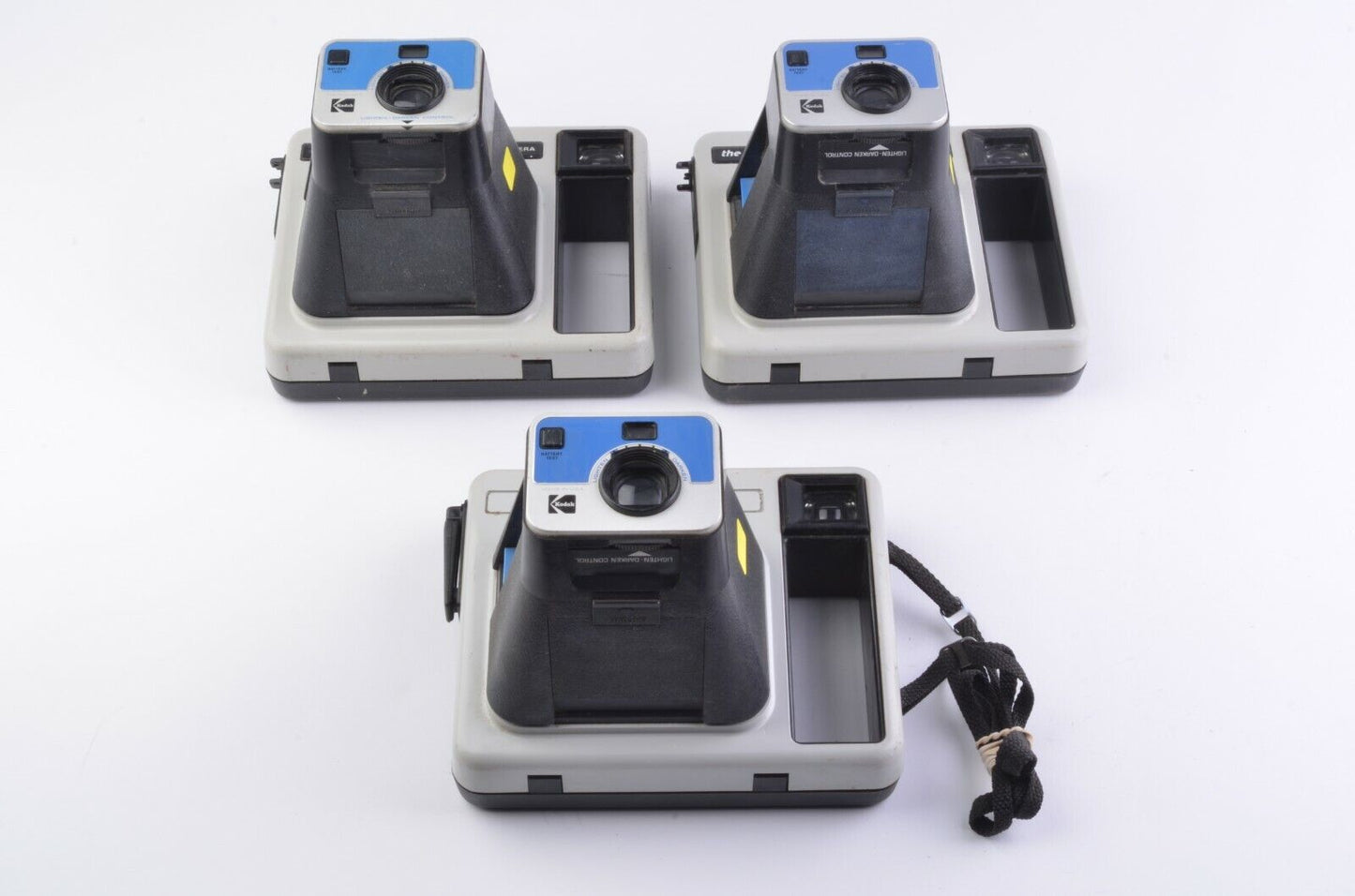 3x Kodak The Handle Instant Cameras