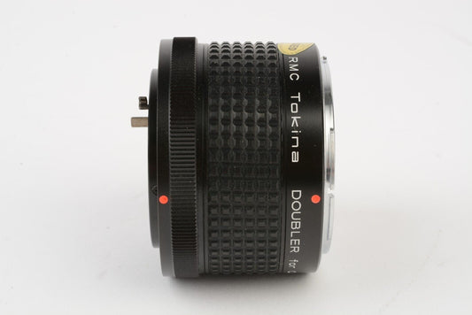Tokina RMC 2x Tele Converter Doubler, caps, very clean, for Canon FD