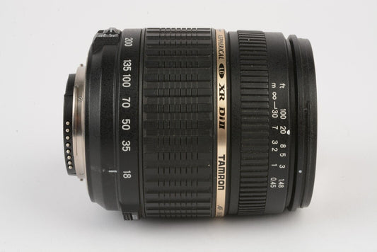 Tamron AF 18-200mm f3.5-6.3 XR Di II LD IF Macro Lens Nikon AF + Pouch A14