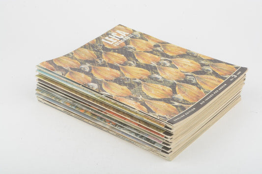 19x Leica Fotografie 1960s Issues Magazines, Clean and Complete