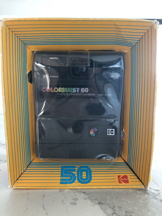 Kodak Colorburst 50 Instant Camera, Box, Strap, Manual, Very Clean