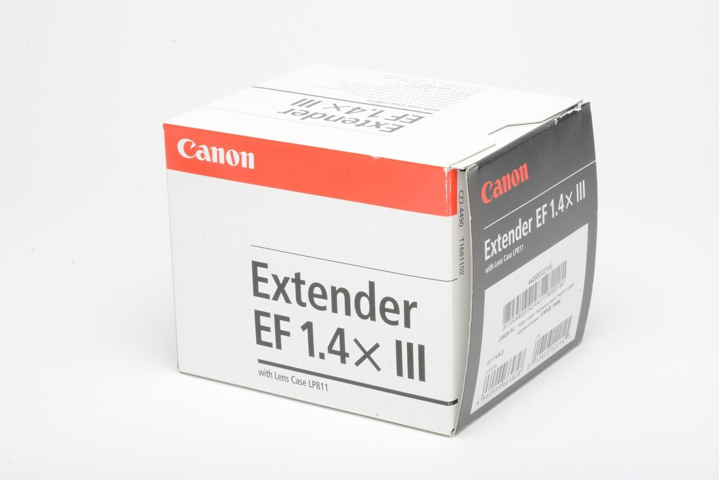 Canon EF 1.4X III extender, caps, pouch, boxed, Mint-