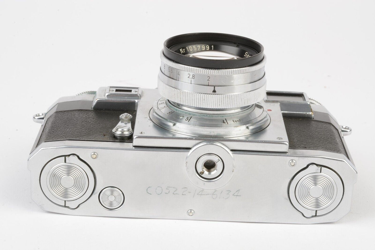 Zeiss Ikon Contax Iiia Rangefinder Camera W/50mm F2 Zeiss Sonnar Case+Inst