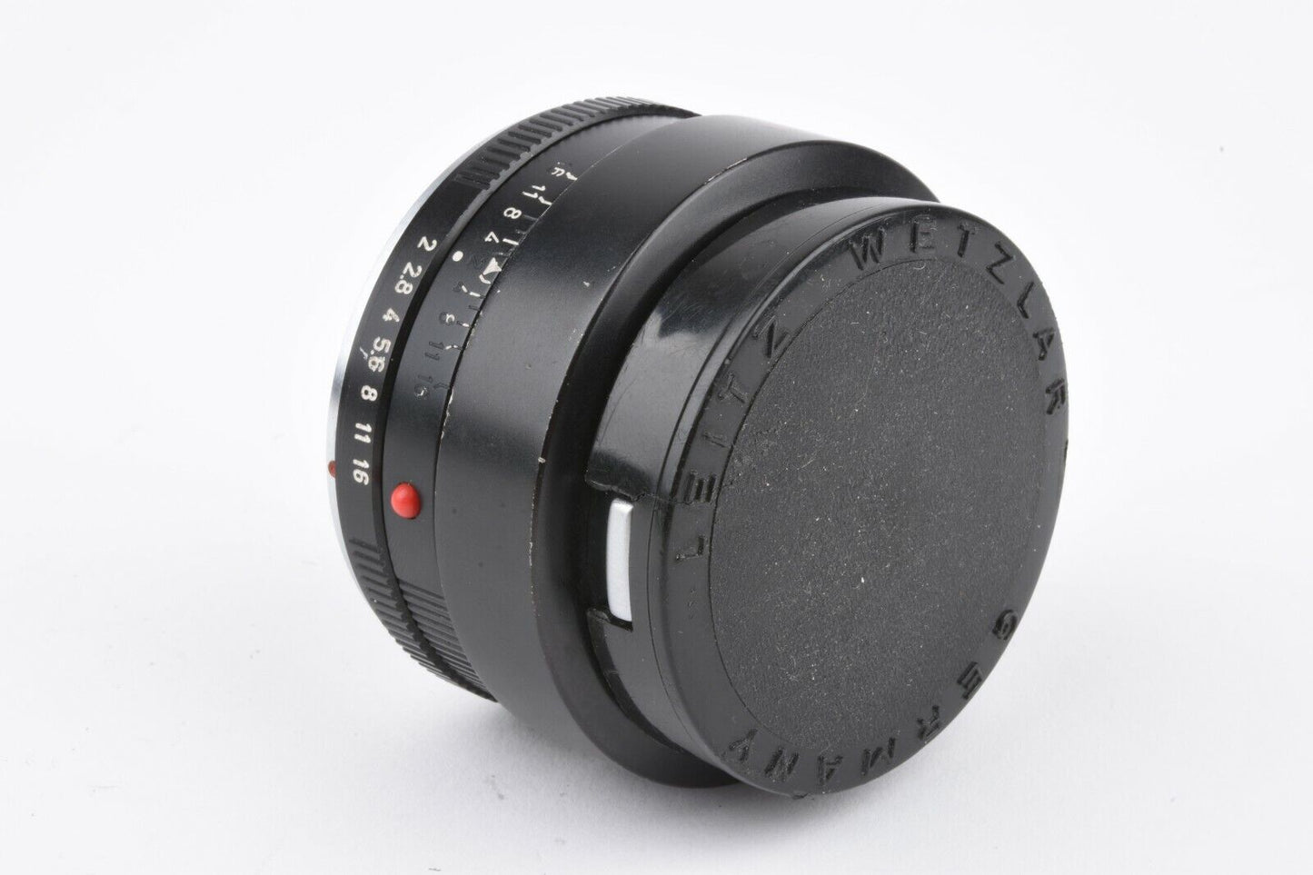 Leica Leitz Wetzlar 50mm F2 Summicron-R Lens (Germany), +Hood, Cap, Sharp!