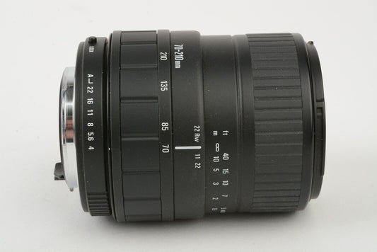Sigma 70-210mm F4-5.6 UC II Zoom Lens for Sony A Mount / Maxxum, Caps