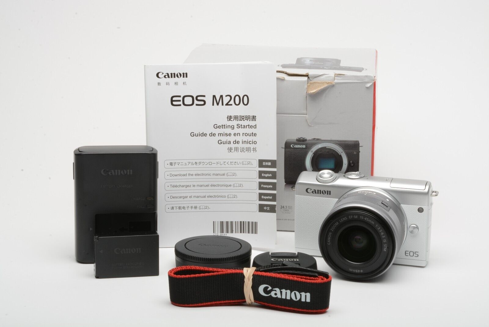 即日可CANON EOS M200　EF-M 15-45mm IS STM デジタルカメラ