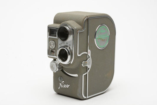 Nizo Exposomat 8 8mm Movie Camera, Steinheil Culminon 13mm F1.9, Tested, Vintage