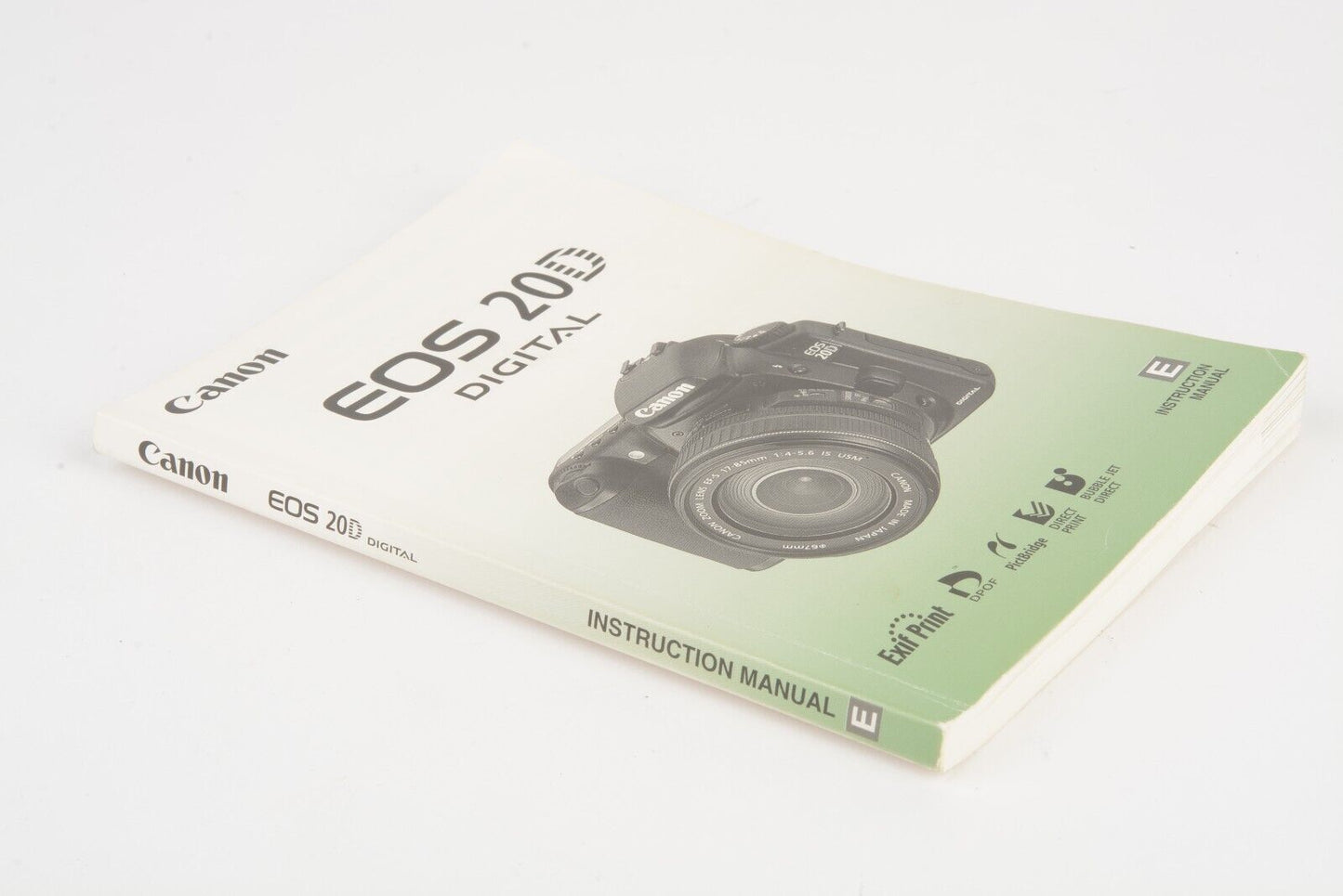 Canon EOS 20D DSLR Body 8.2MP, 2batts, Charger, Strap, Manual, CF Card, Nice!