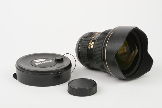 Nikon AF-S Nikkor 14-24mm F2.8 G SWM ED IF lens, very sharp, *Read