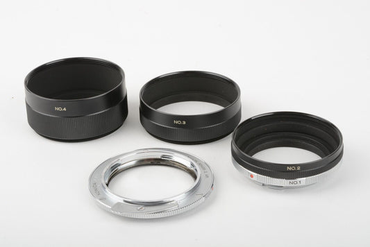 Konica Extension Rings 2 AR set 1, 2, 3, 4, 5 tubes, very clean