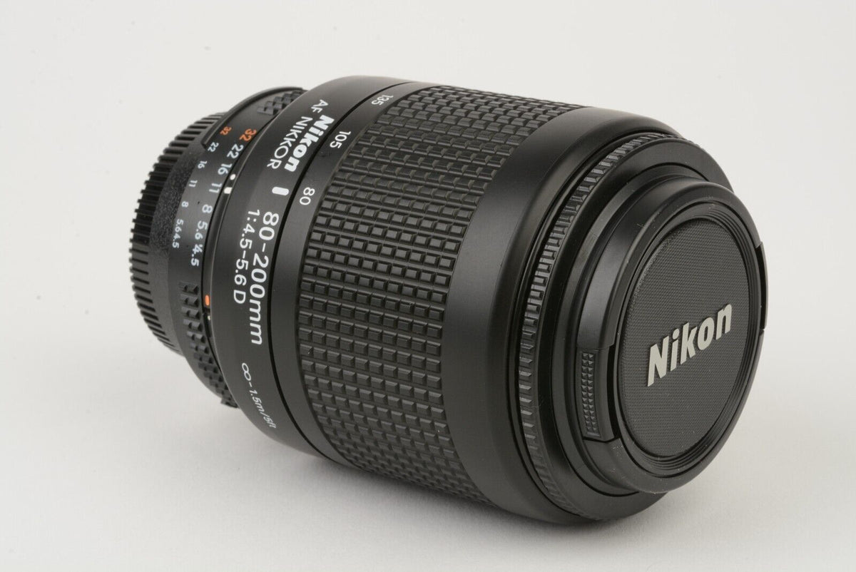 Nikon AF Nikkor 80-200mm F4.5-5.6D w/ Caps, very clean, barely used