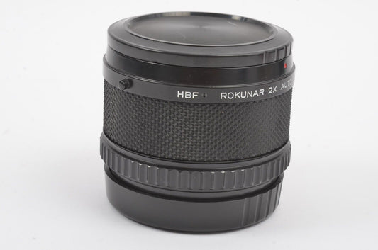 Rokunar HBF Hasselblad 2X Auto Tele Converter, Caps, Very Clean