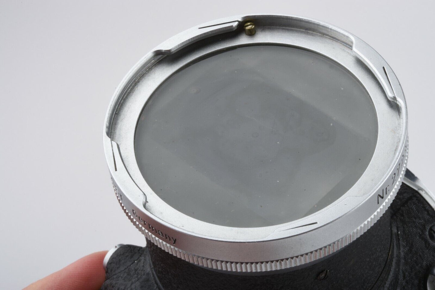 Leica Leitz Visoflex I Bayonet M Mount w/ 45º Pegoo Prism, Nice & Clean